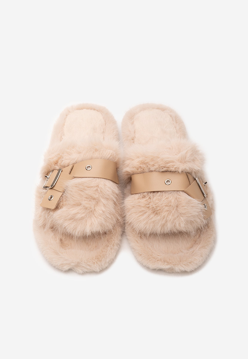 Papuci cu blanita Arlete bej