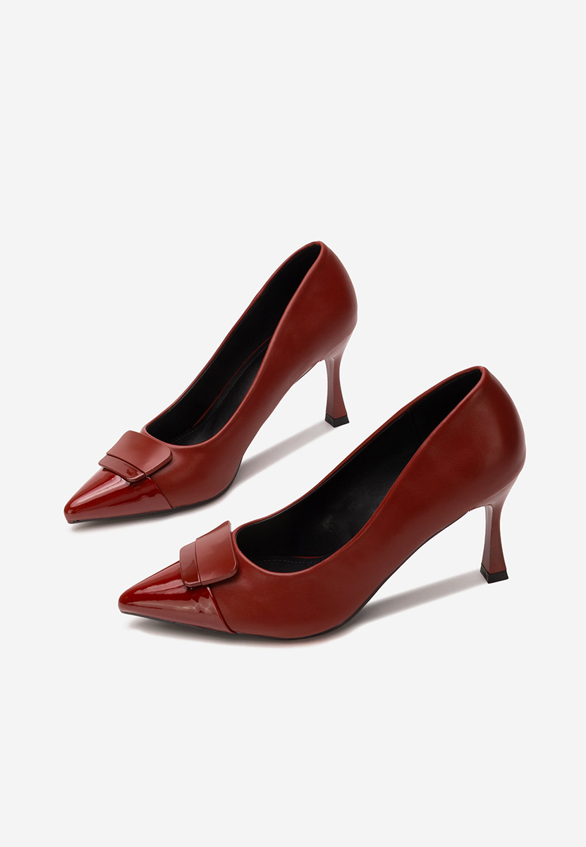 Pantofi cu toc stiletto Diava grena