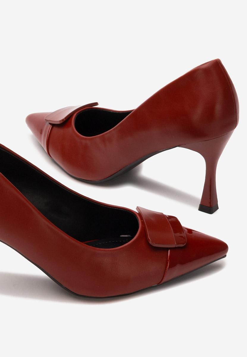 Pantofi cu toc stiletto Diava grena