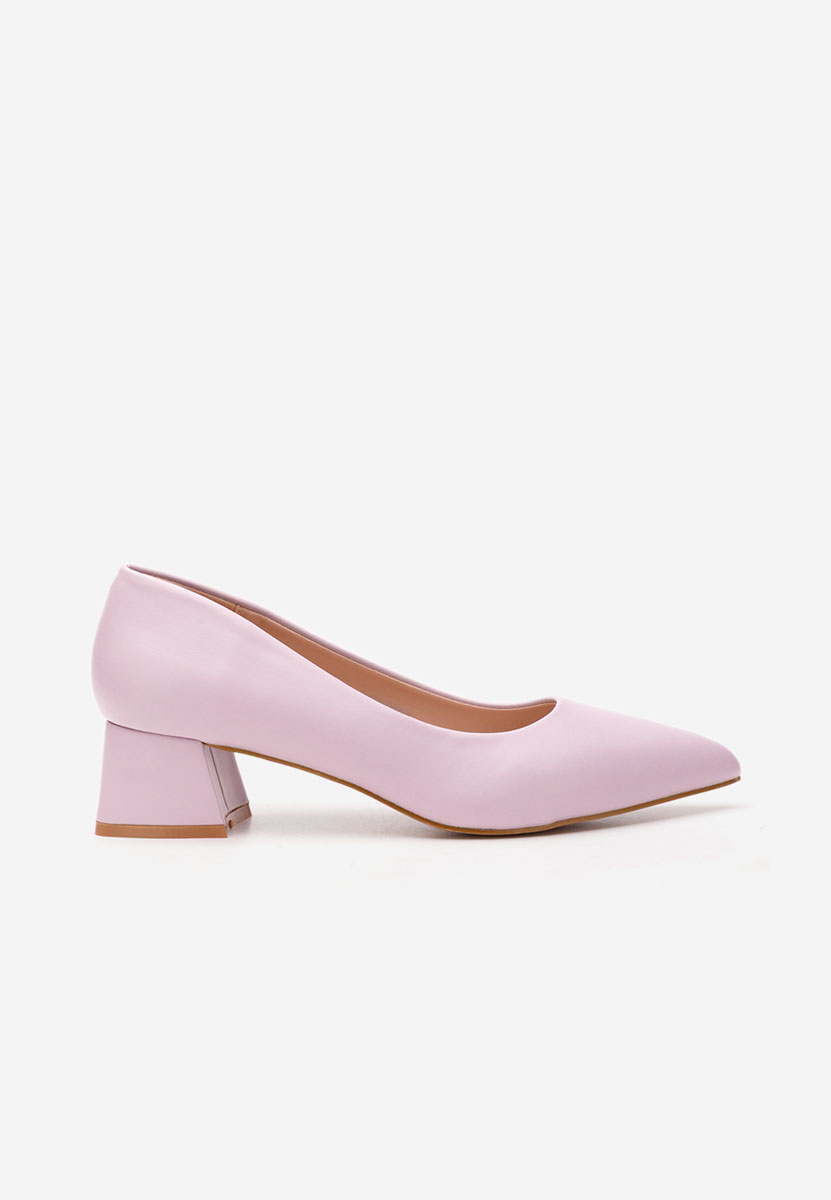 Pantofi cu toc mic Alleva V2 mov