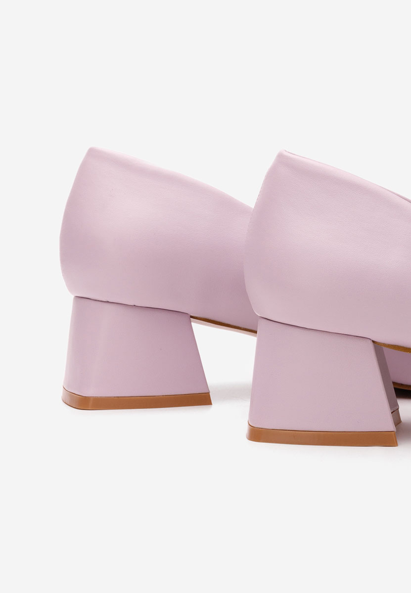 Pantofi cu toc mic Alleva V2 mov