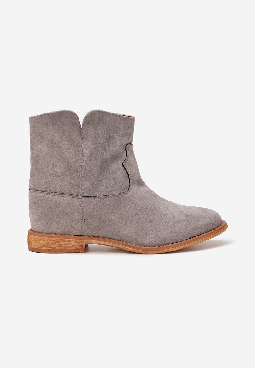 Botine cu platforma Acosta gri