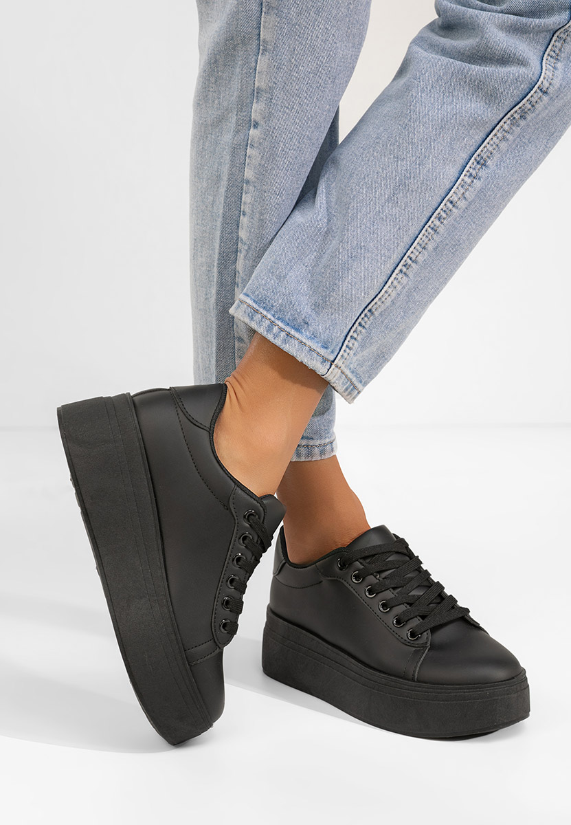 Sneakers cu platformă Albea negri