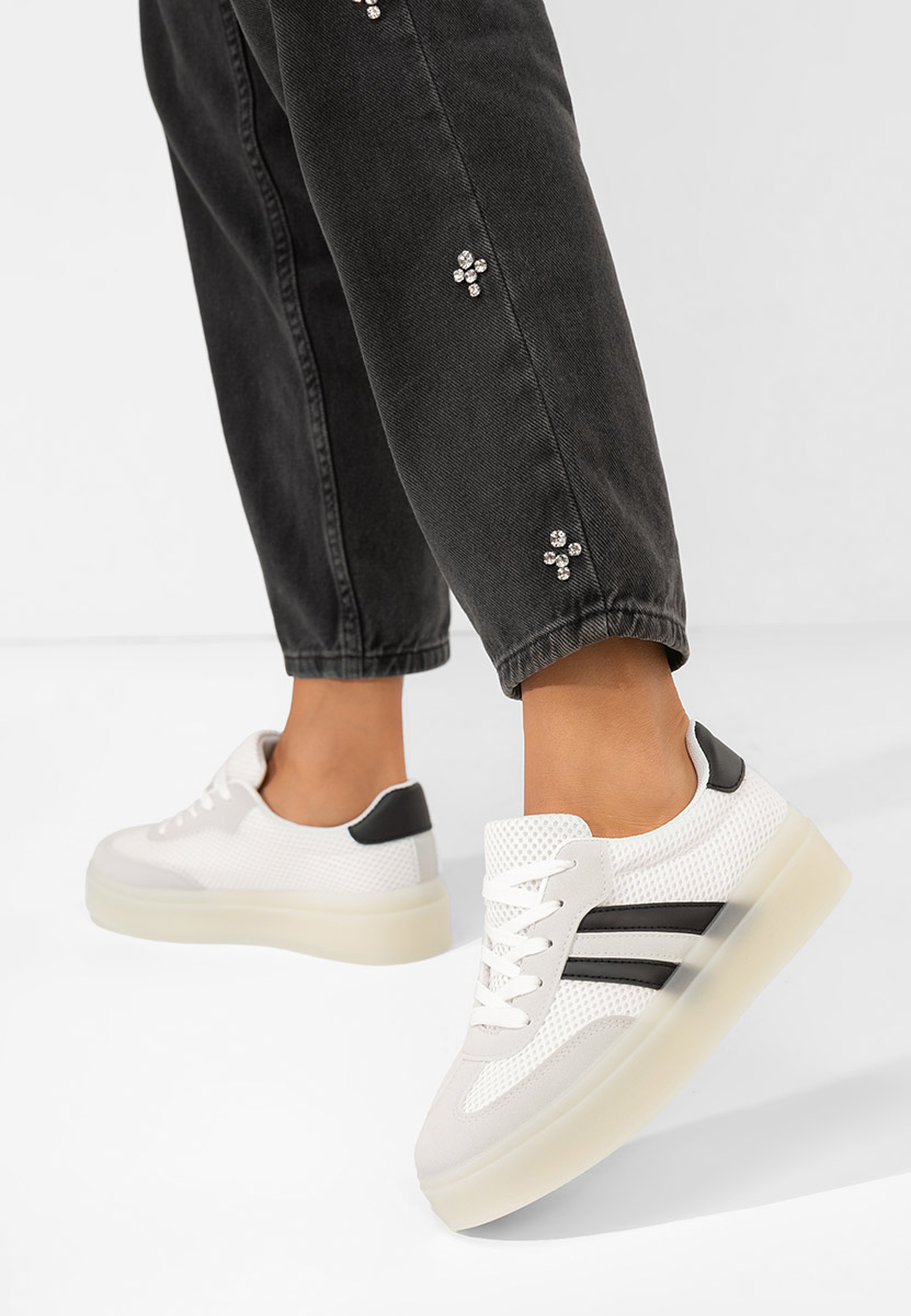 Sneakers dama Udinea albi
