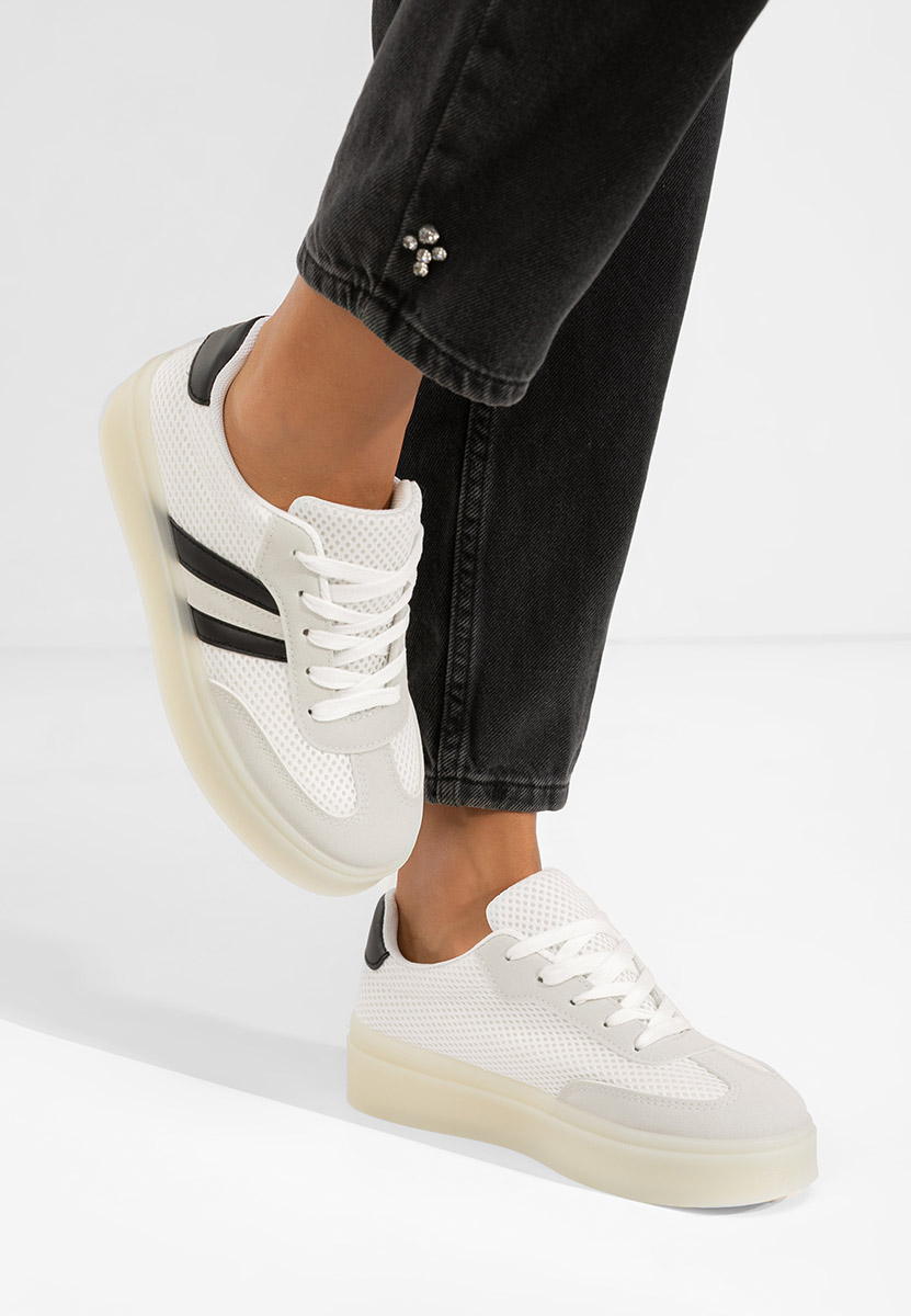 Sneakers dama Udinea albi