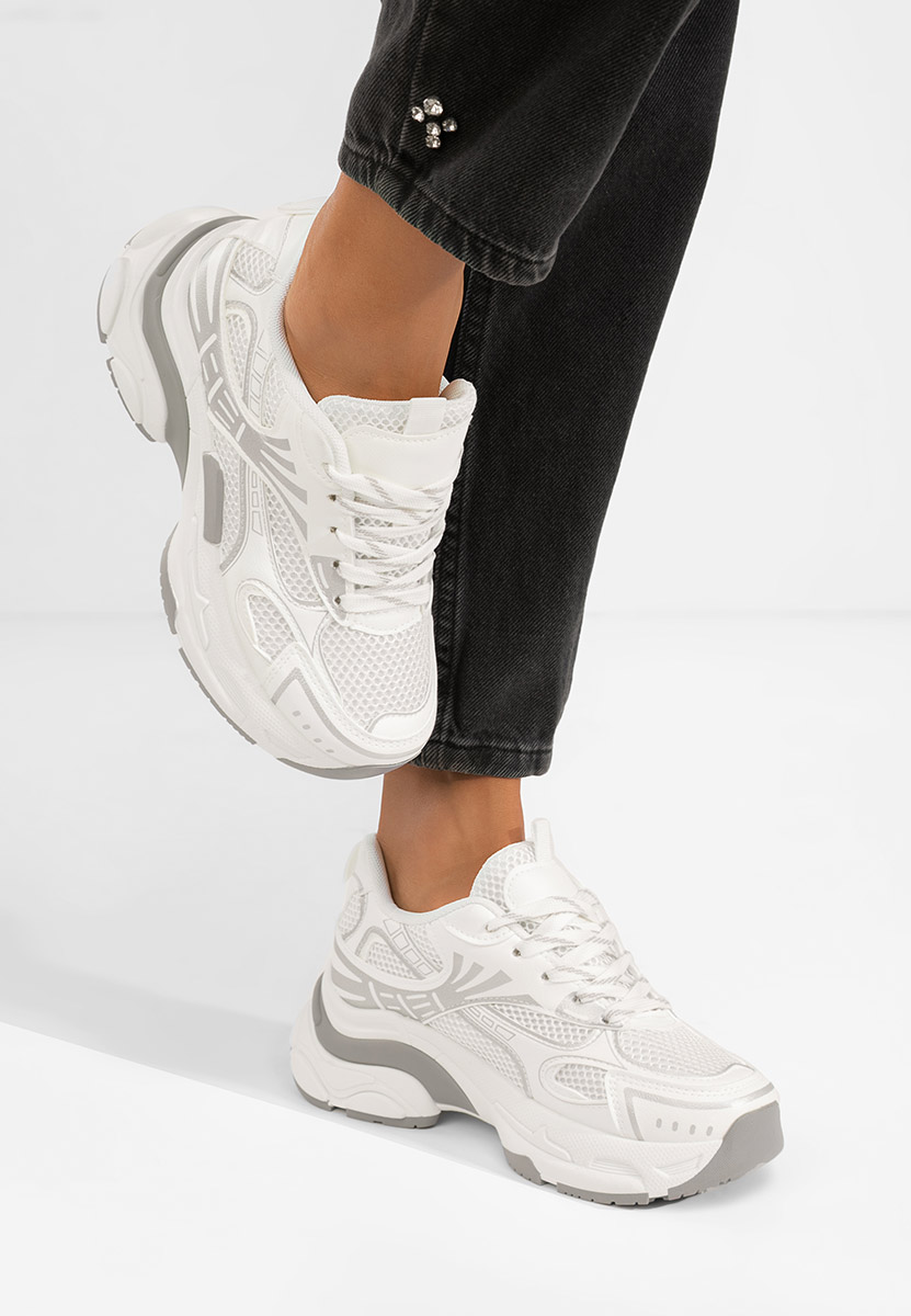 Sneakers dama Myrle albi