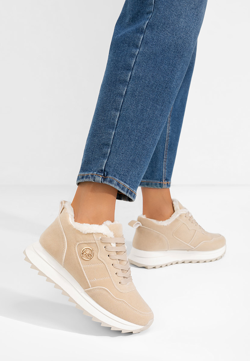 Sneakers dama Masana bej