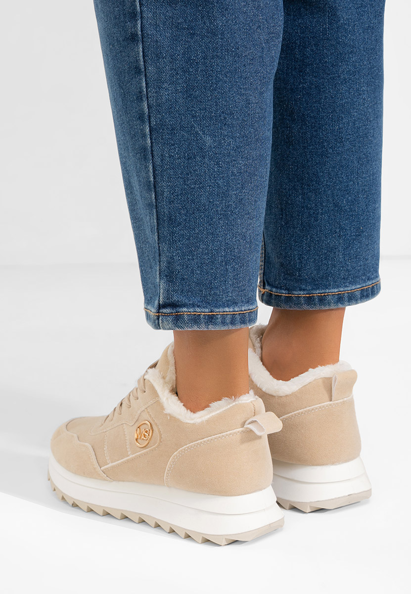Sneakers dama Masana bej