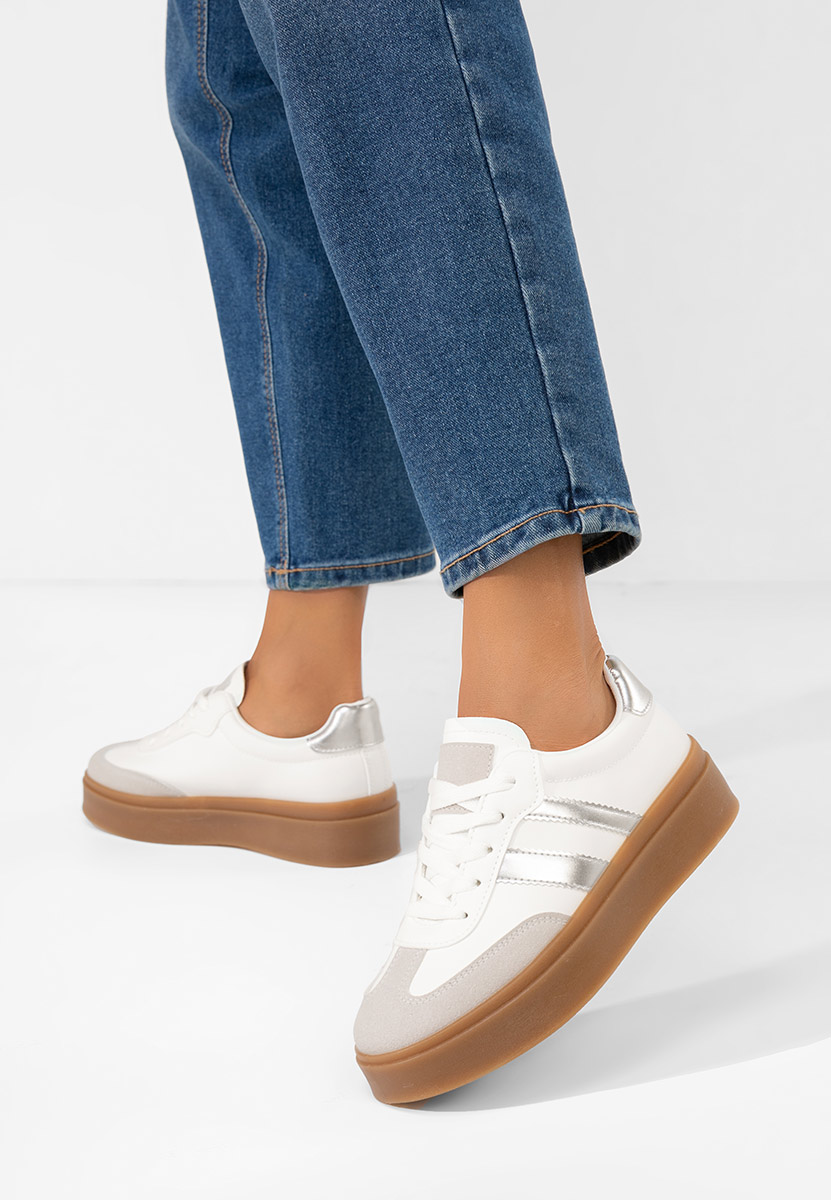 Sneakers dama Baryba argintii