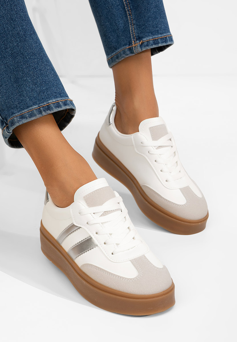 Sneakers dama Baryba argintii