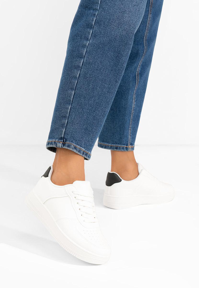 Sneakers dama Geneua V2 albi