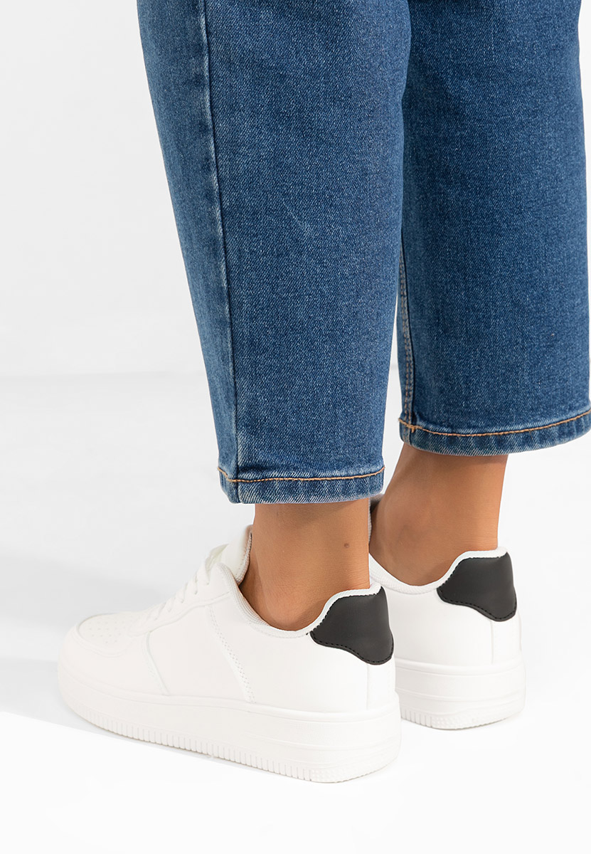 Sneakers dama Geneua V2 albi