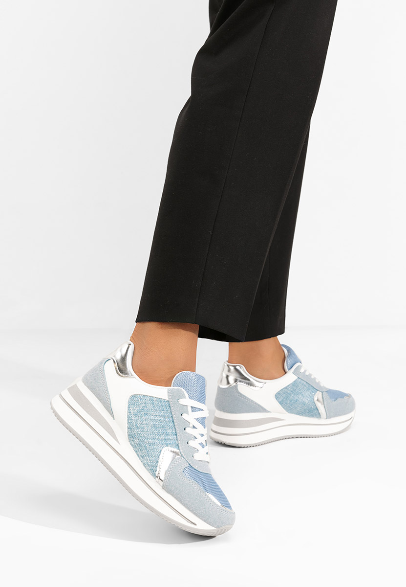 Sneakers cu platformă Sidnei albastri