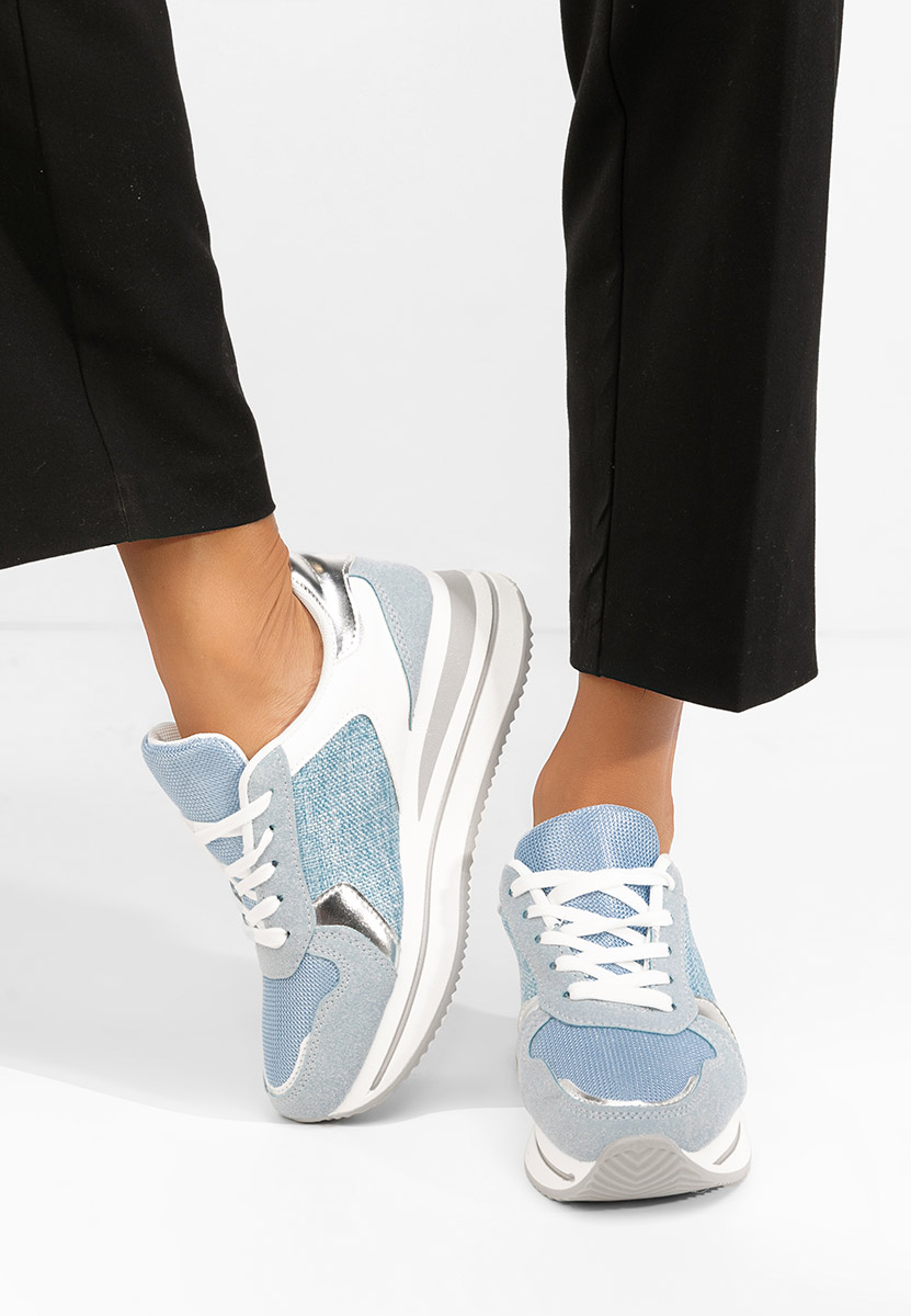 Sneakers cu platformă Sidnei albastri