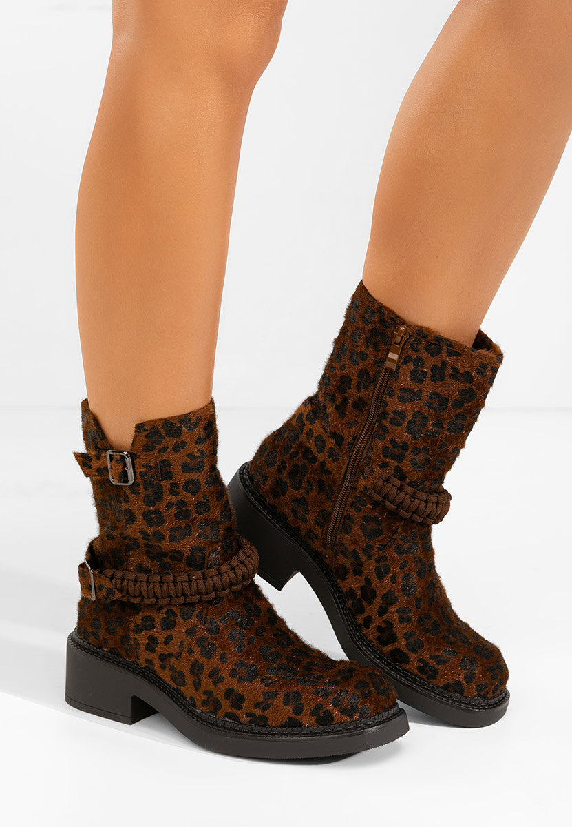 Ghete dama Sikada animal print