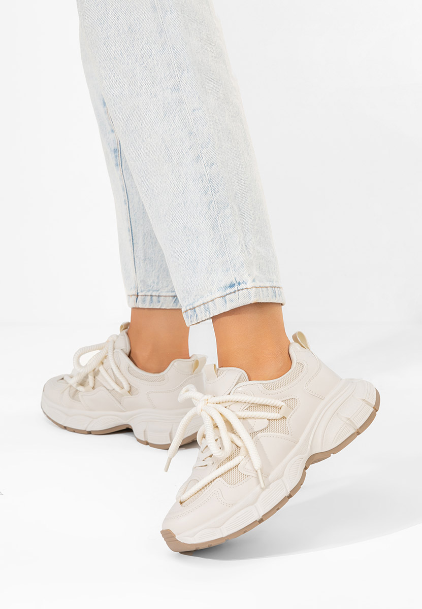 Sneakers dama Savoria bej