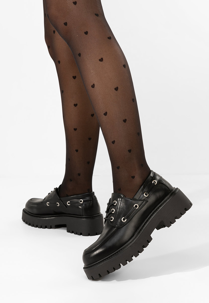 Pantofi casual dama Plumia negri