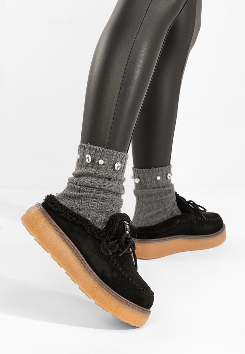 Saboti mocasini dama Seloria negri