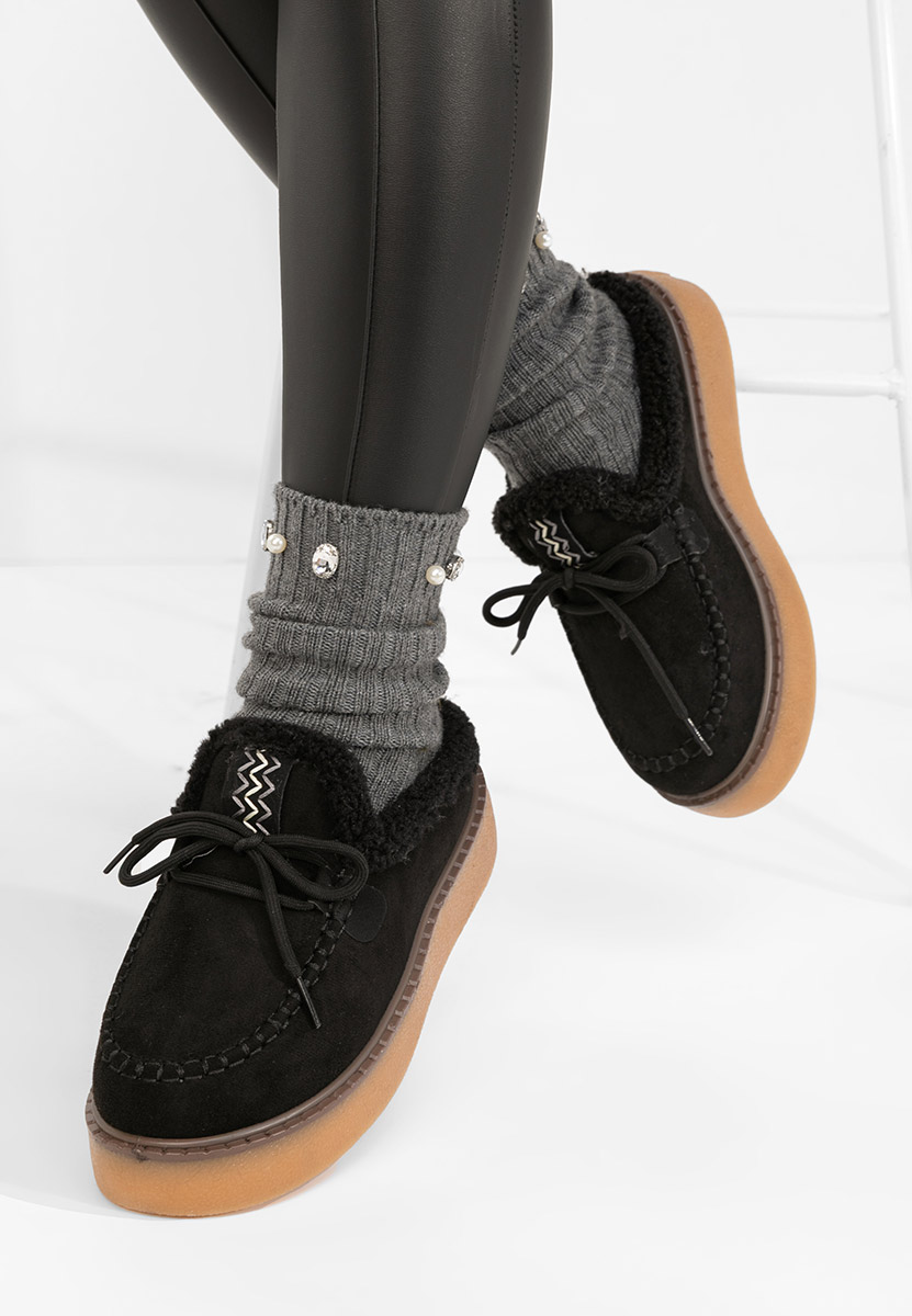 Saboti mocasini dama Seloria negri