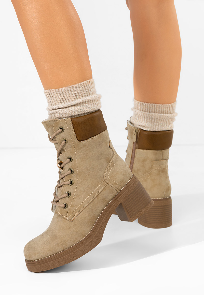 Ghete cu toc Celoria kaki