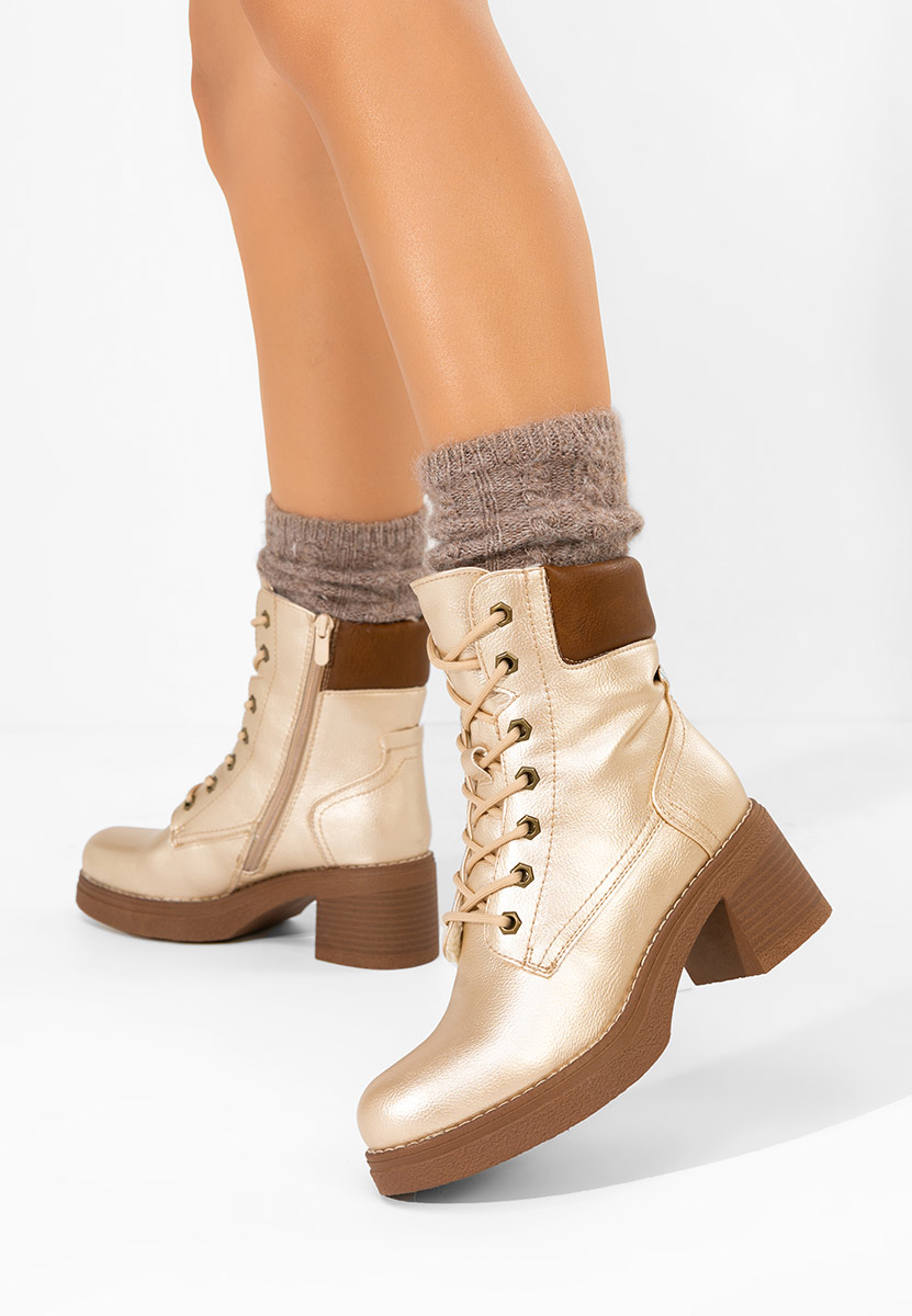 Ghete cu toc Celoria aurii