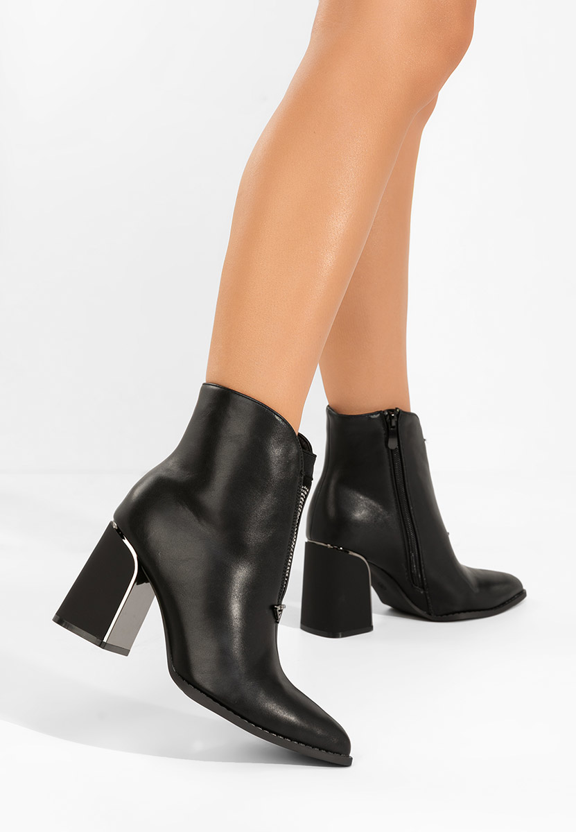 Botine dama elegante Misena negre