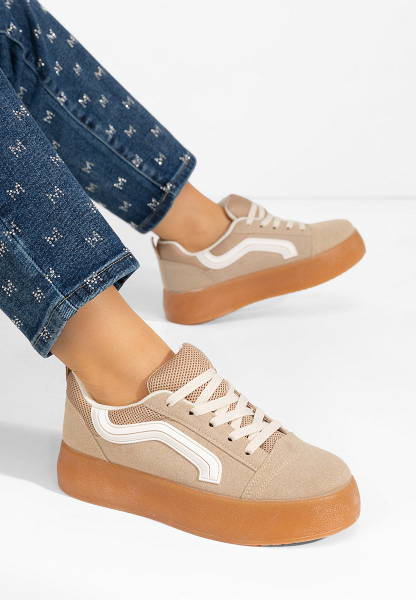 Sneakers dama Davira kaki