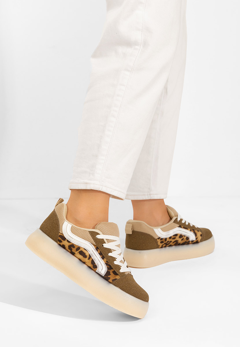 Sneakers dama Davira animal print