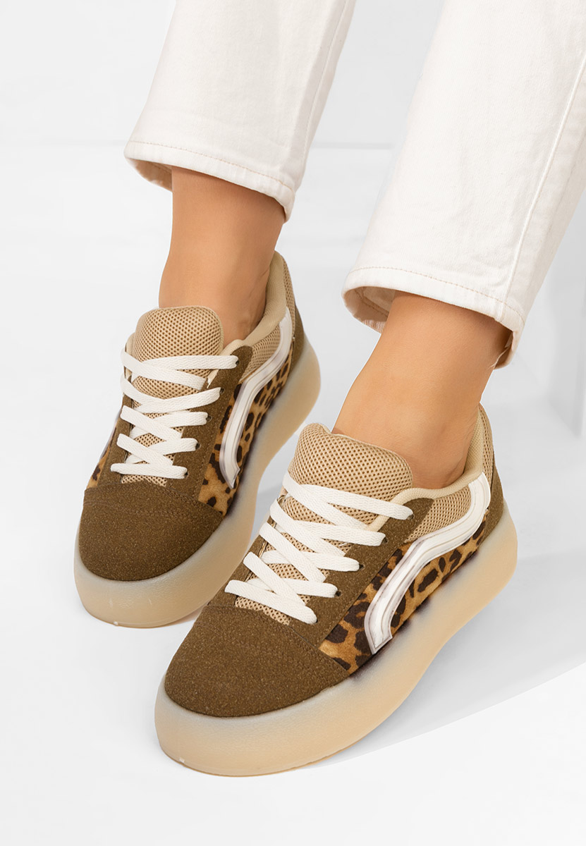 Sneakers dama Davira animal print