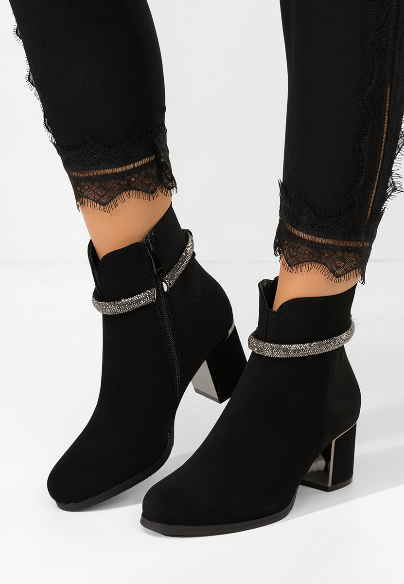 Botine elegante Aliena negre