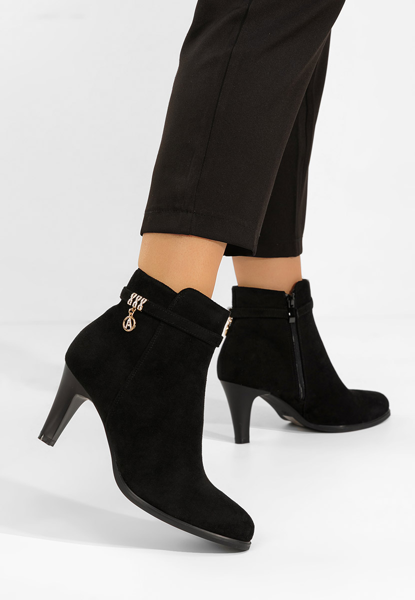 Botine elegante Aliseia negre
