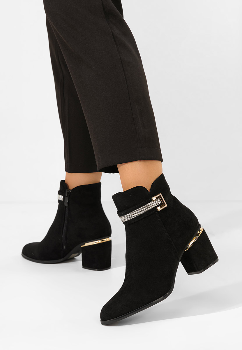 Botine elegante Chameli negre