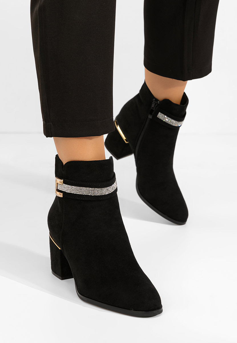Botine elegante Chameli negre