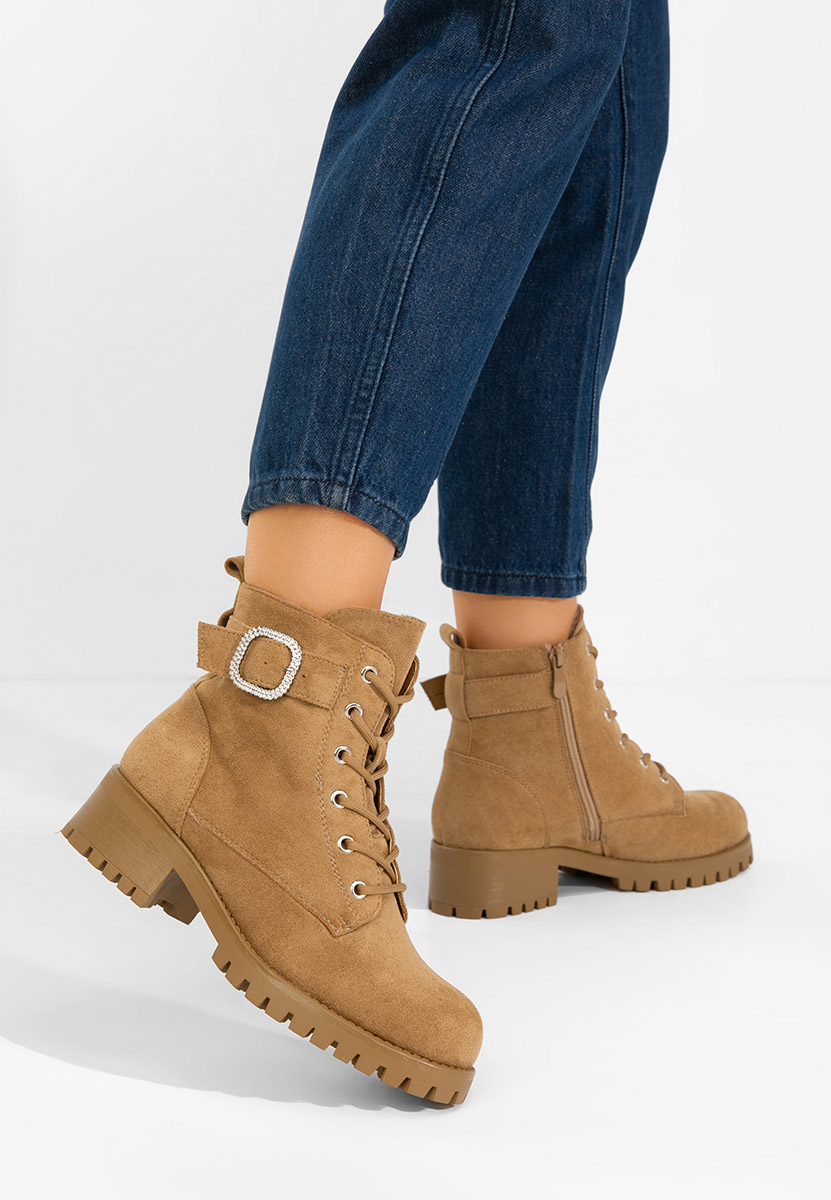 Ghete dama Garneta camel