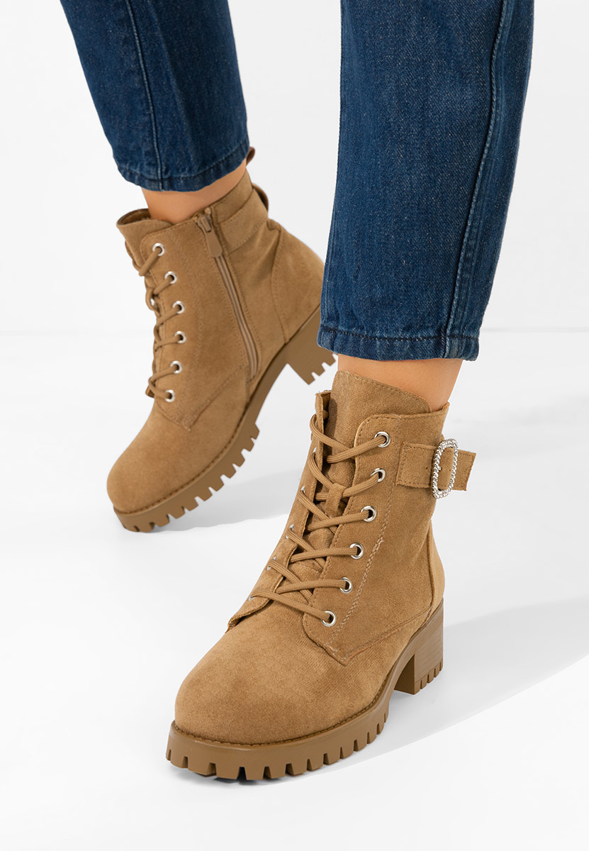 Ghete dama Garneta camel