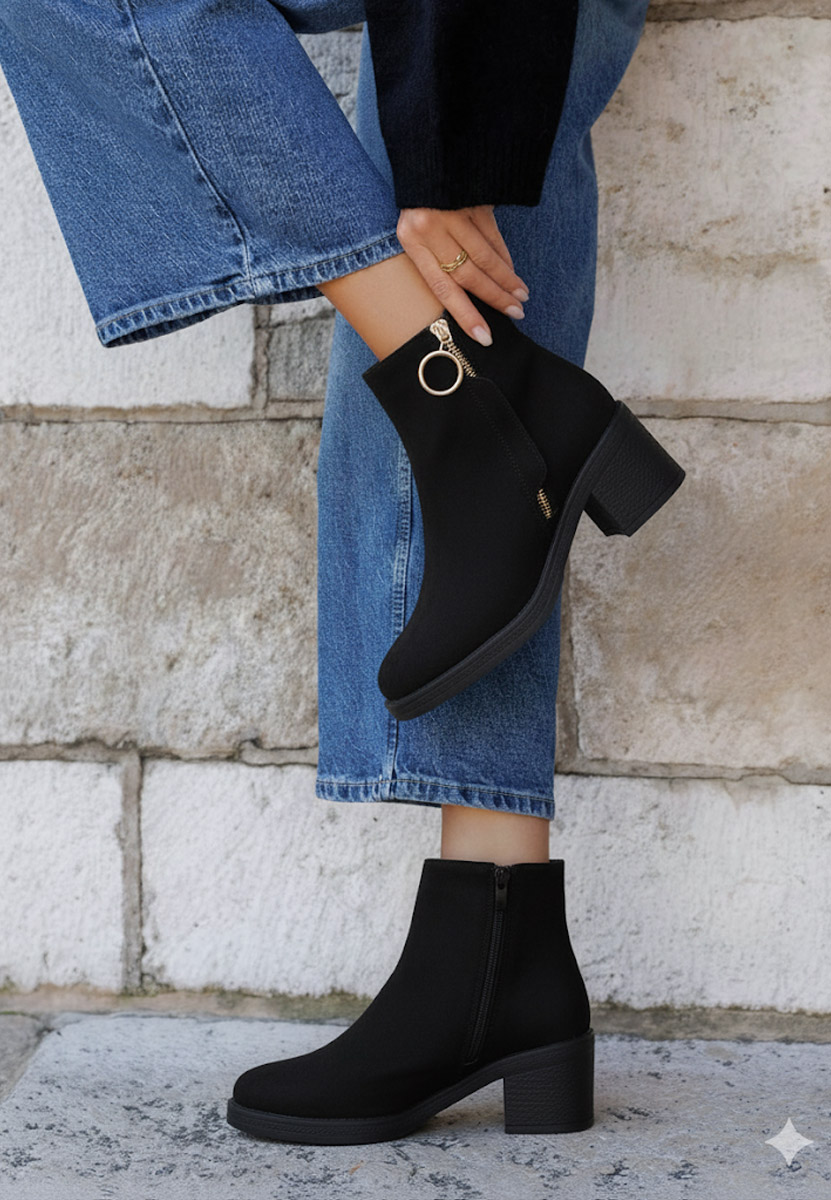 Botine de toamna Adisha negre