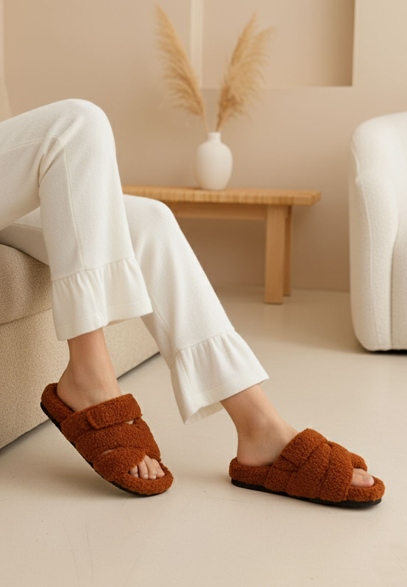 Papuci dama Merrill camel
