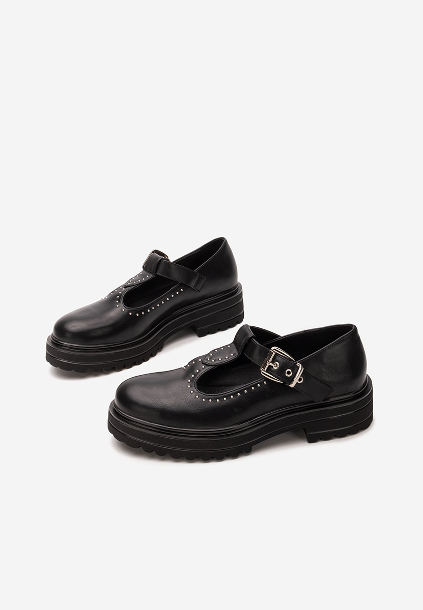 Pantofi casual dama Pietrina negri