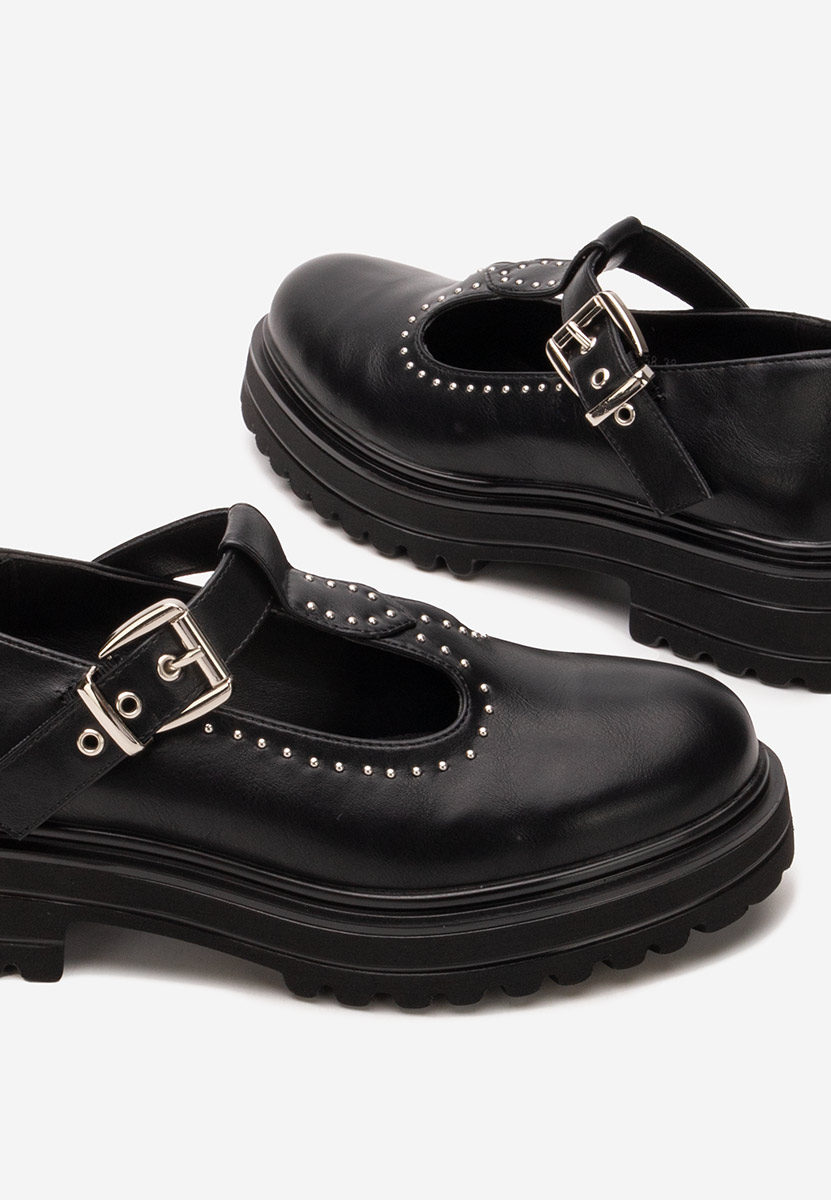 Pantofi casual dama Pietrina negri