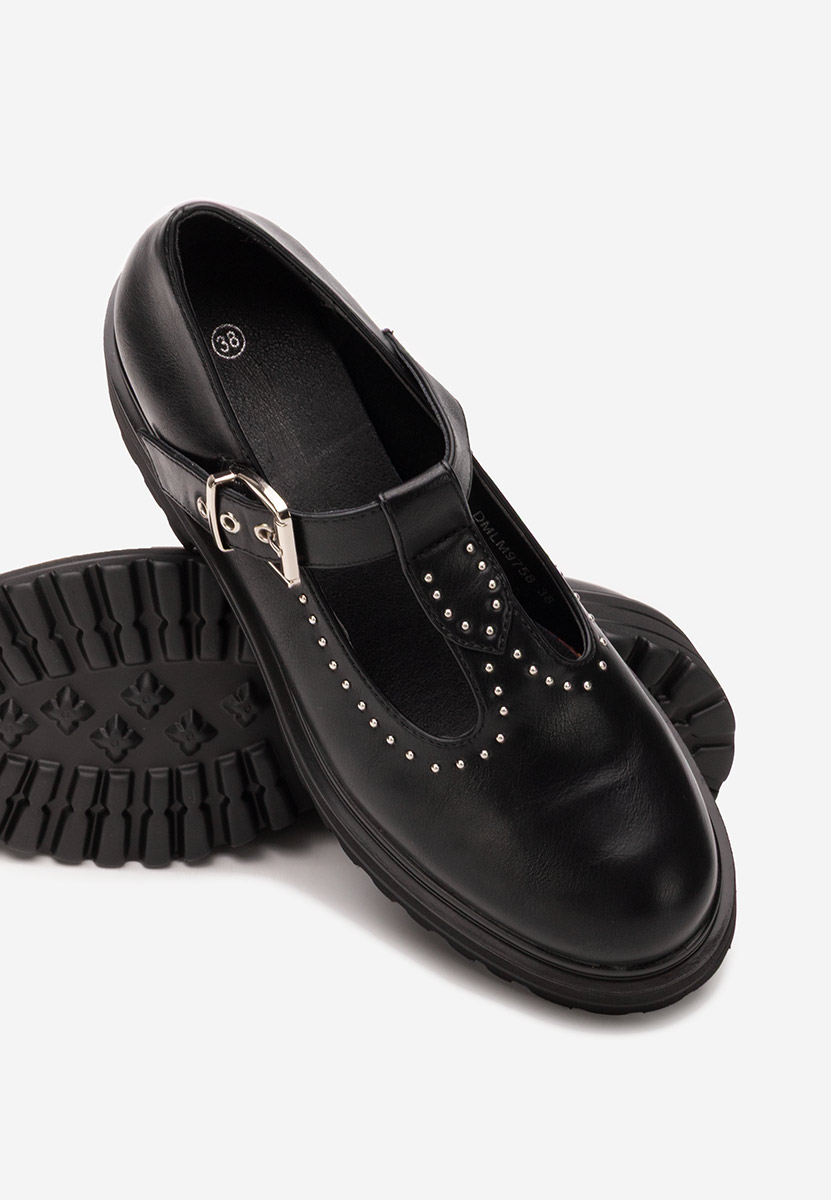 Pantofi casual dama Pietrina negri