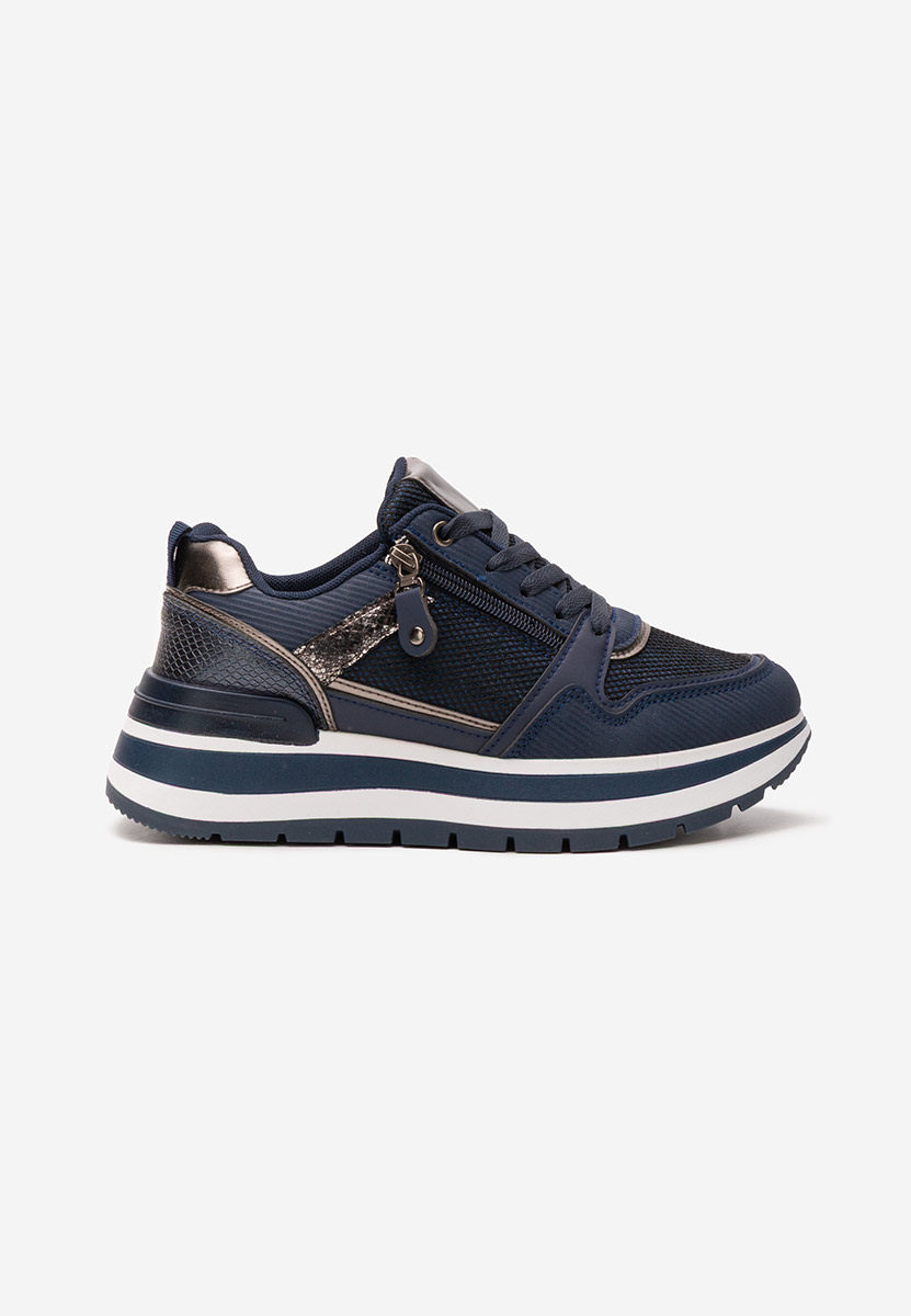 Sneakers cu platforma Selviana navy