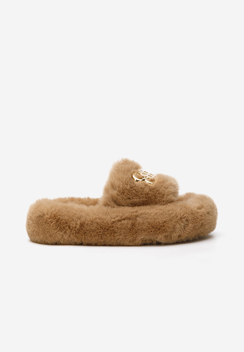 Papuci cu platformă Barea camel