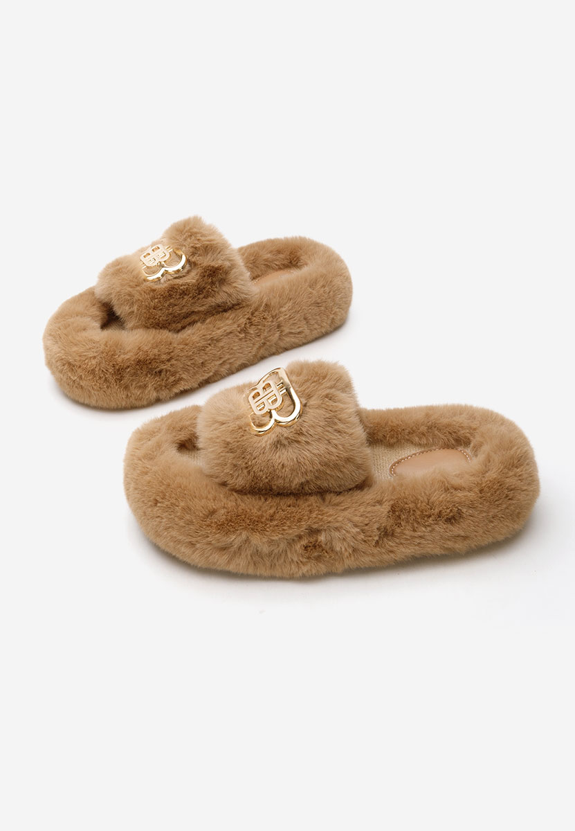 Papuci cu platformă Barea camel