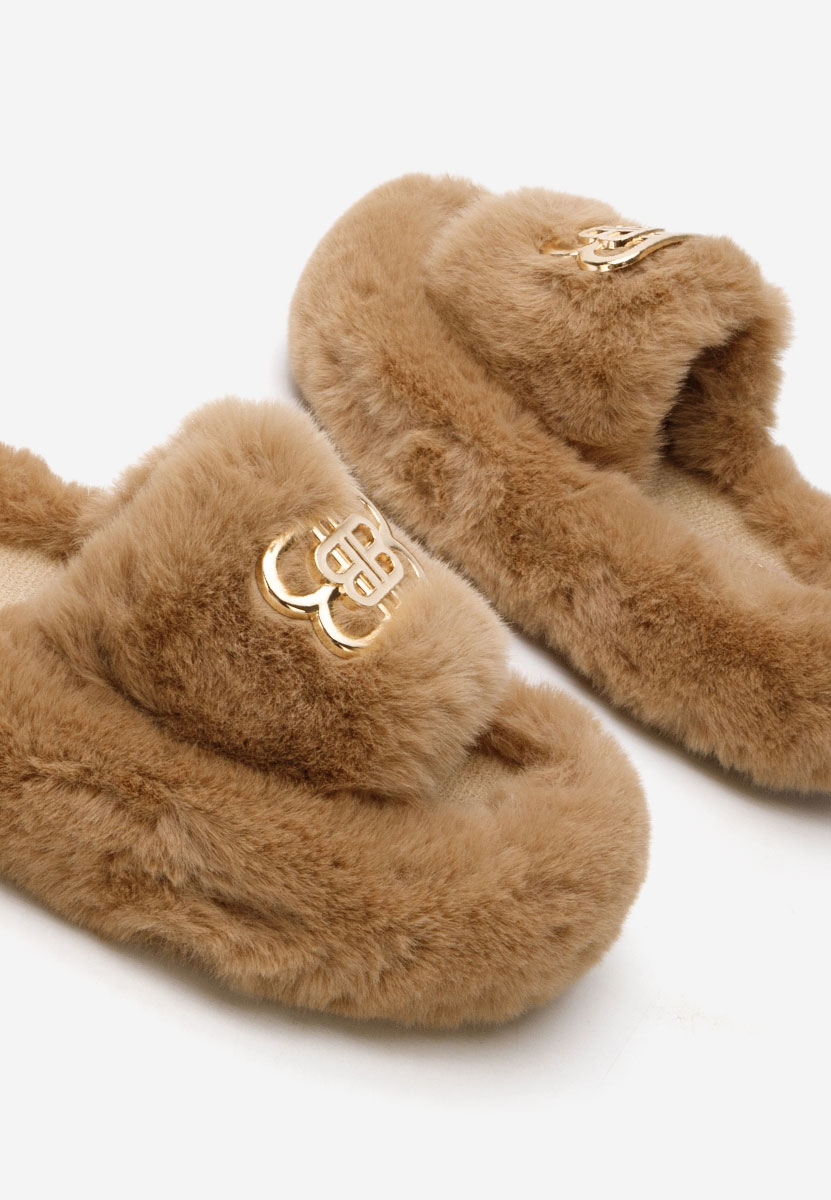 Papuci cu platformă Barea camel