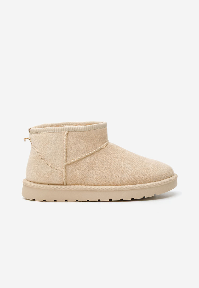 Cizme tip ugg Felica bej