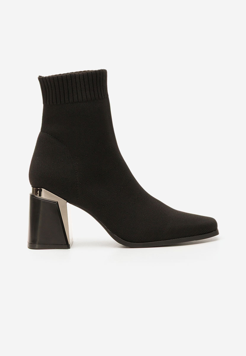 Botine tip soseta Mirelina negre