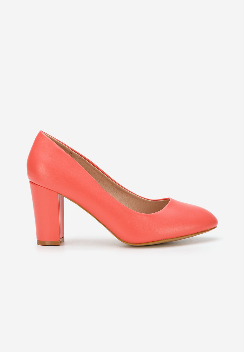 Pantofi cu toc gros Bonanza V2 roz