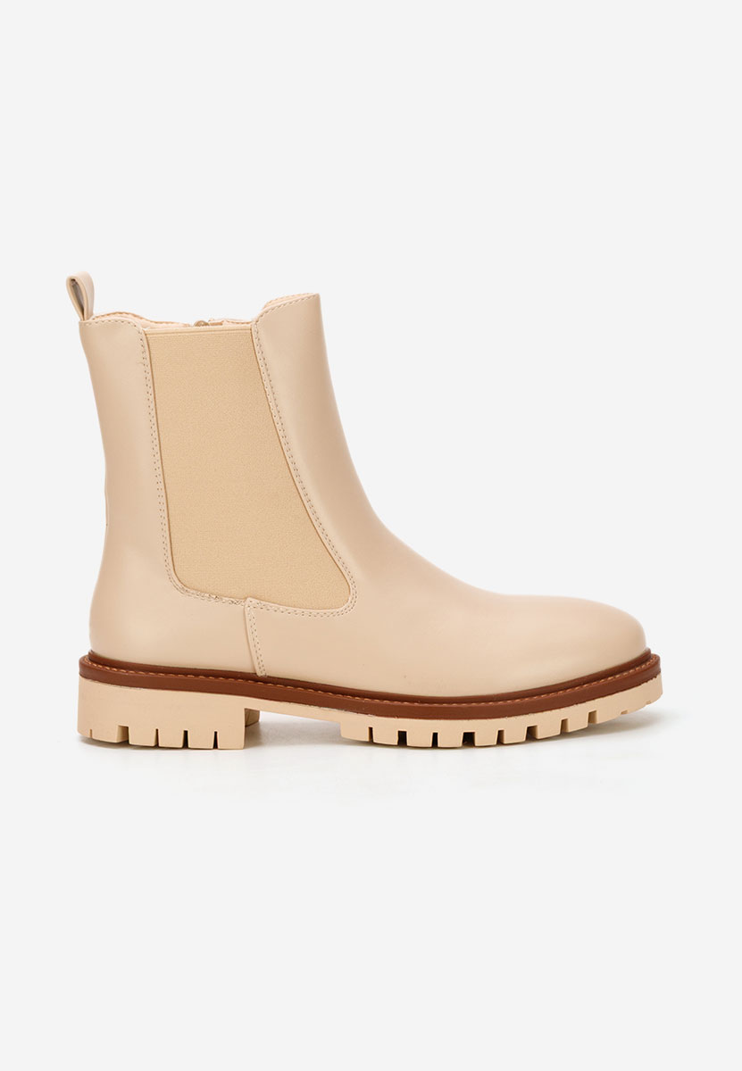 Ghete dama chelsea Tiania bej