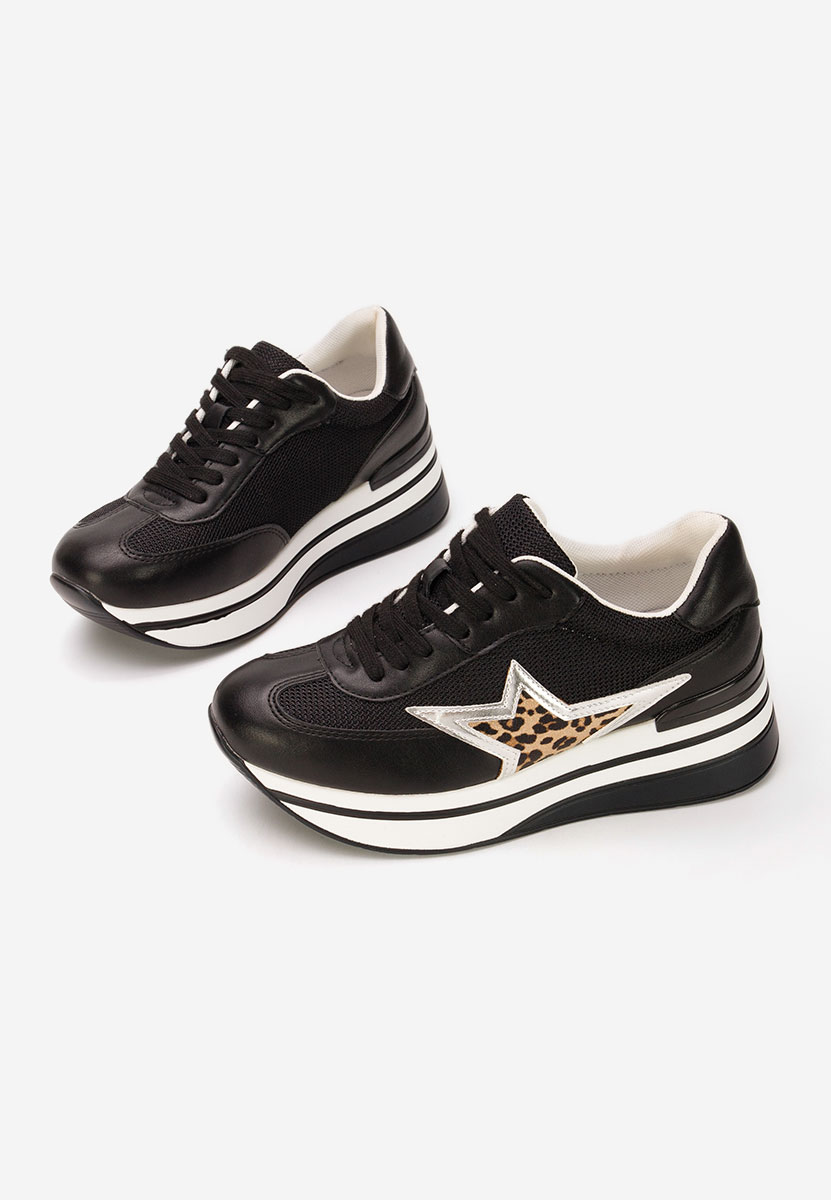 Sneakers cu platformă Valorys negri