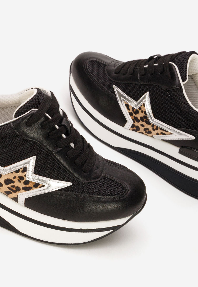 Sneakers cu platformă Valorys negri